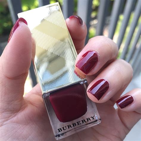 burberry oxblood nail polish dupe|Burberry Gold & Oxblood Iconic Colour Nail Polish Reviews.